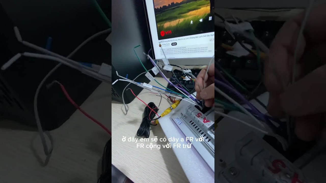 Hướng Dẫn Chi Tiết Cách Đấu nguồn Điện-Dây Tín hiệu Loa-Phụ kiện Màn Android Oled A5