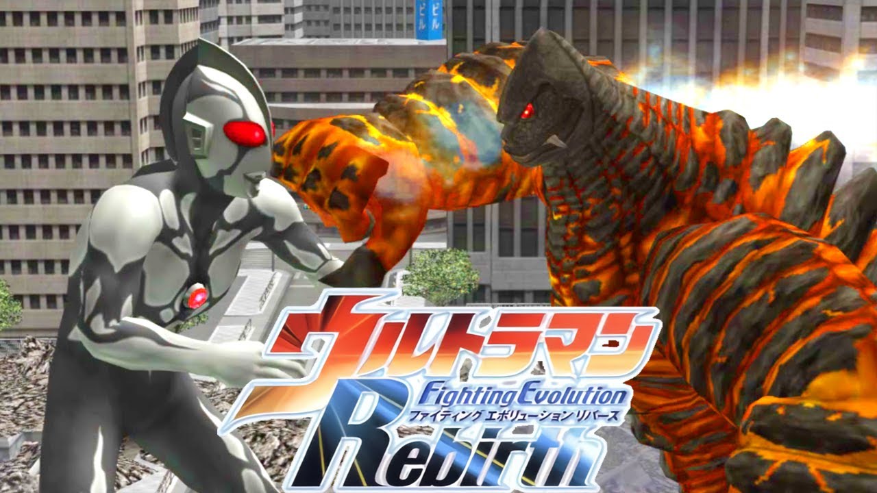 [PS2] Ultraman Fighting Evolution Rebirth - EX Red King vs Chaosroid.U (1080p 60FPS)
