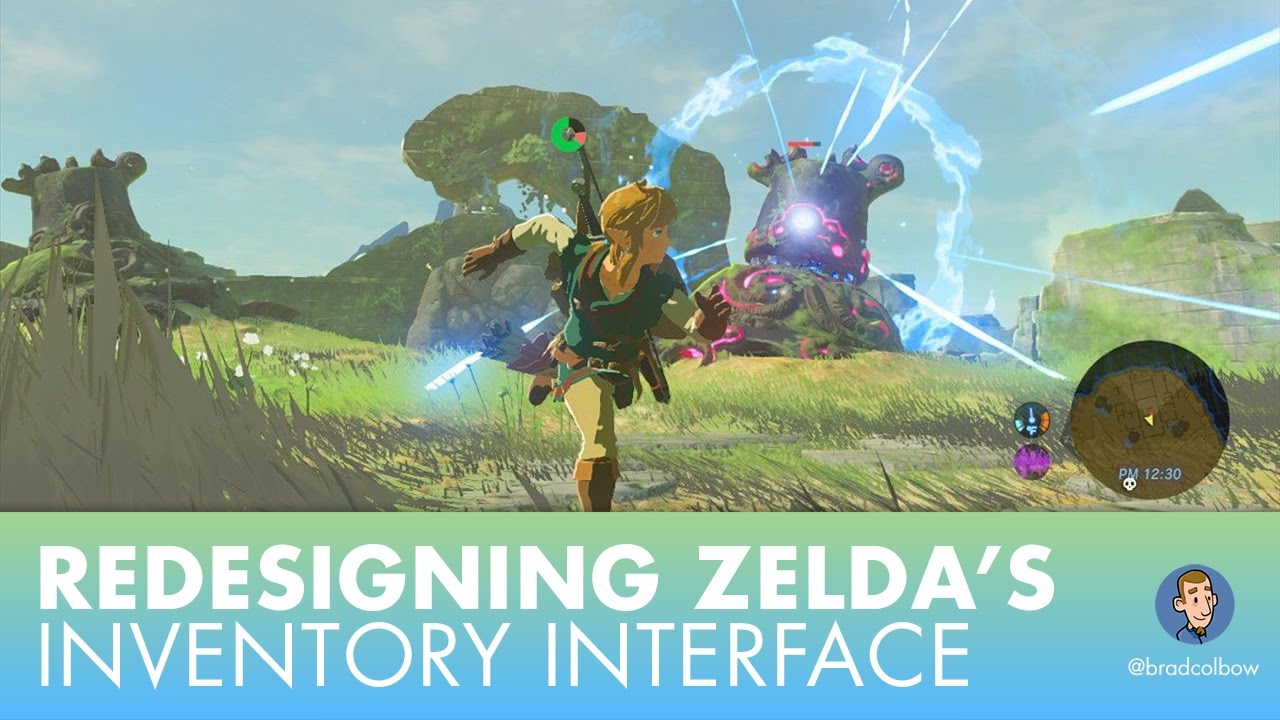 Redesigning Zelda Breath of the Wild's Inventory Interface