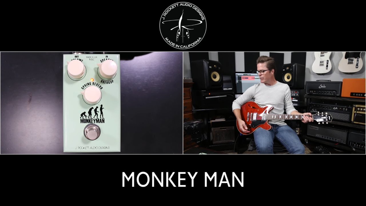 Демонстрационное видео Monkey Man Overdrive от J Rockett Audio Designs от Шона Таббса. Твидовый у...
