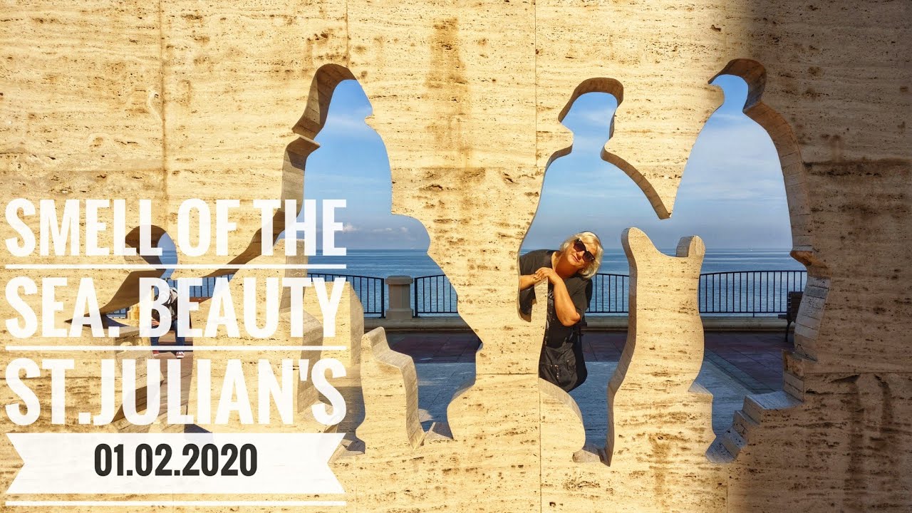 Мальта 2020. Сент Джулианс. Запах моря. Набережная и достопримечательности.