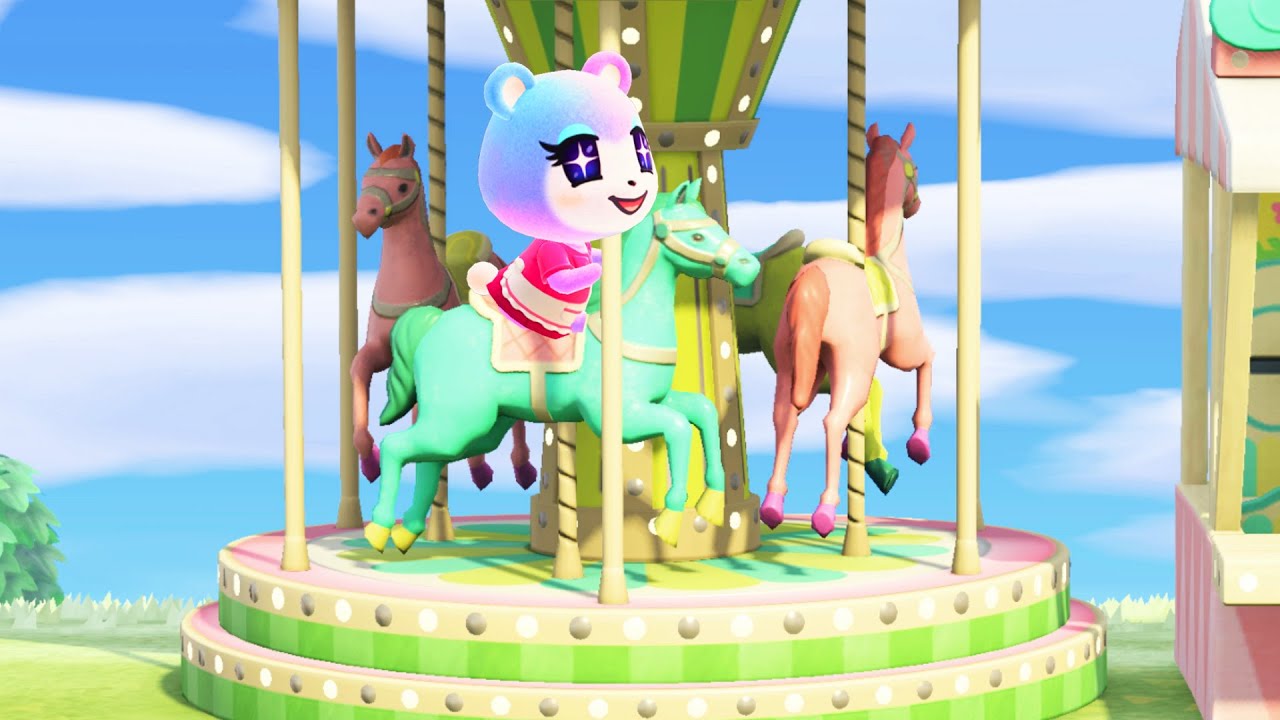 LAURA sur son CARROUSEL ENCHANTÉ 🎠 | Animal Crossing New Horizons