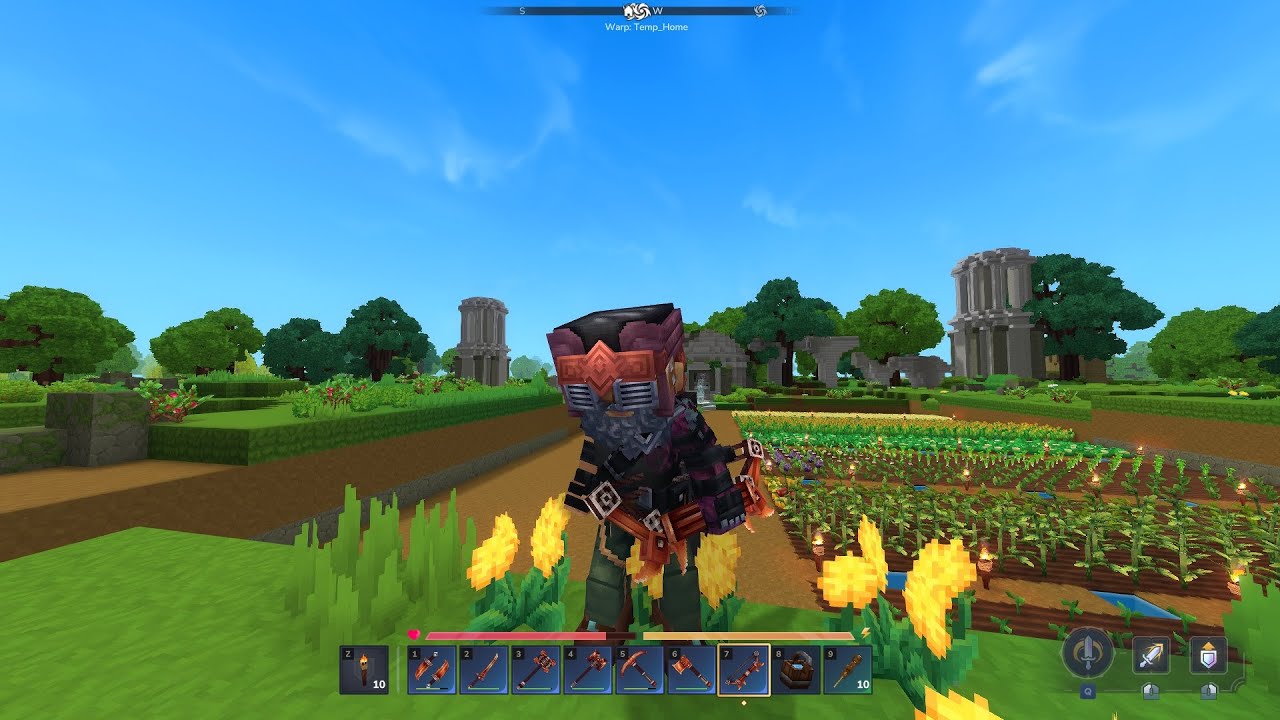 Hytale ForeverWorld - 03 - Expanding the farm and stockpiling some more adamantite!