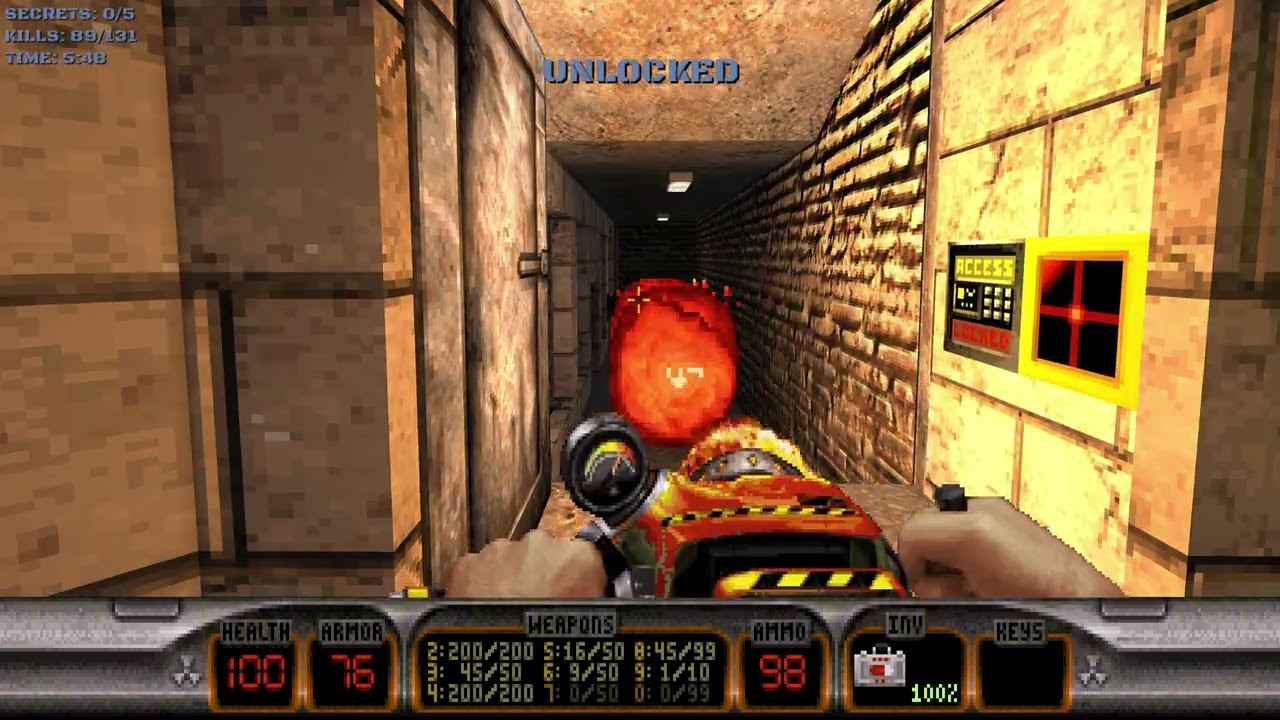 Duke Nukem 3D (20th Anniversary World Tour) - E5L3: Bloody Hell [All Secrets]