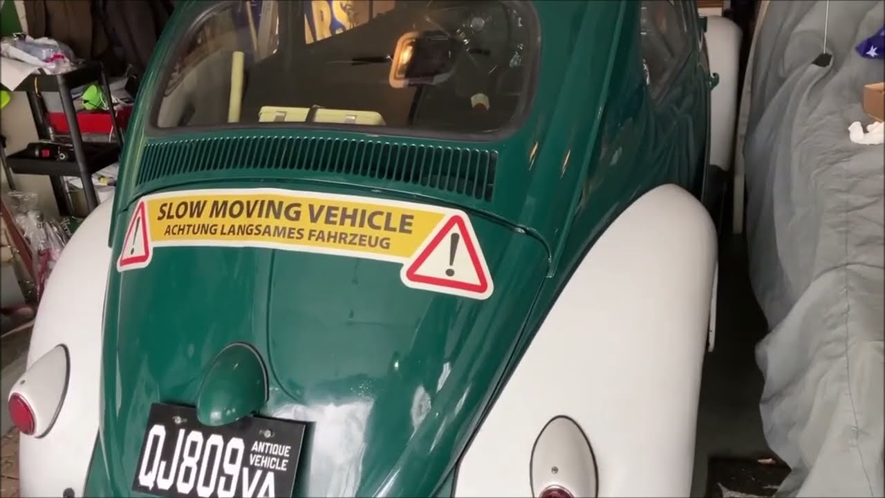 1959 German Polizei Police Volkswagen Beetle
