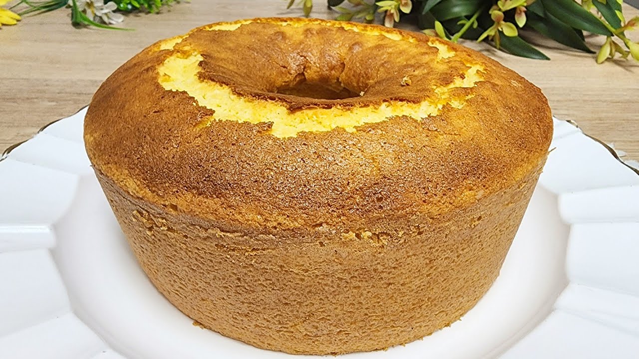 BOLO AMANTEIGADO DE FUBÁ DE MILHO SUPER FOFINHO