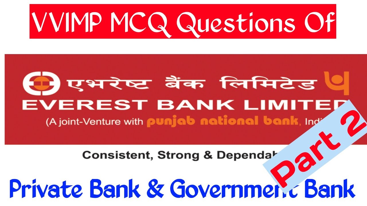 Everest Bank Exam Preparation Video // Private bank Exam Question Paper // Banking questions