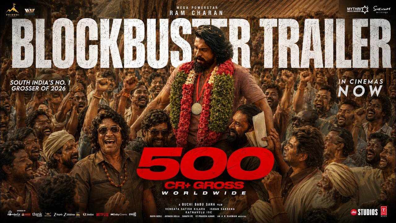 PEDDI - Blockbuster Trailer | Ram Charan | Jahnvi Kapoor | Jagapathi Babu | Buchi Babu Sana