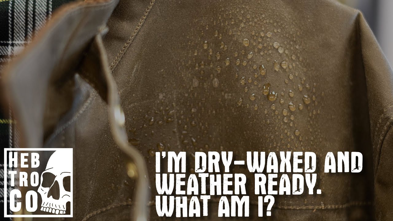 HebTroCo's SERIOUS jacket rain action for ultimate satisfaction.