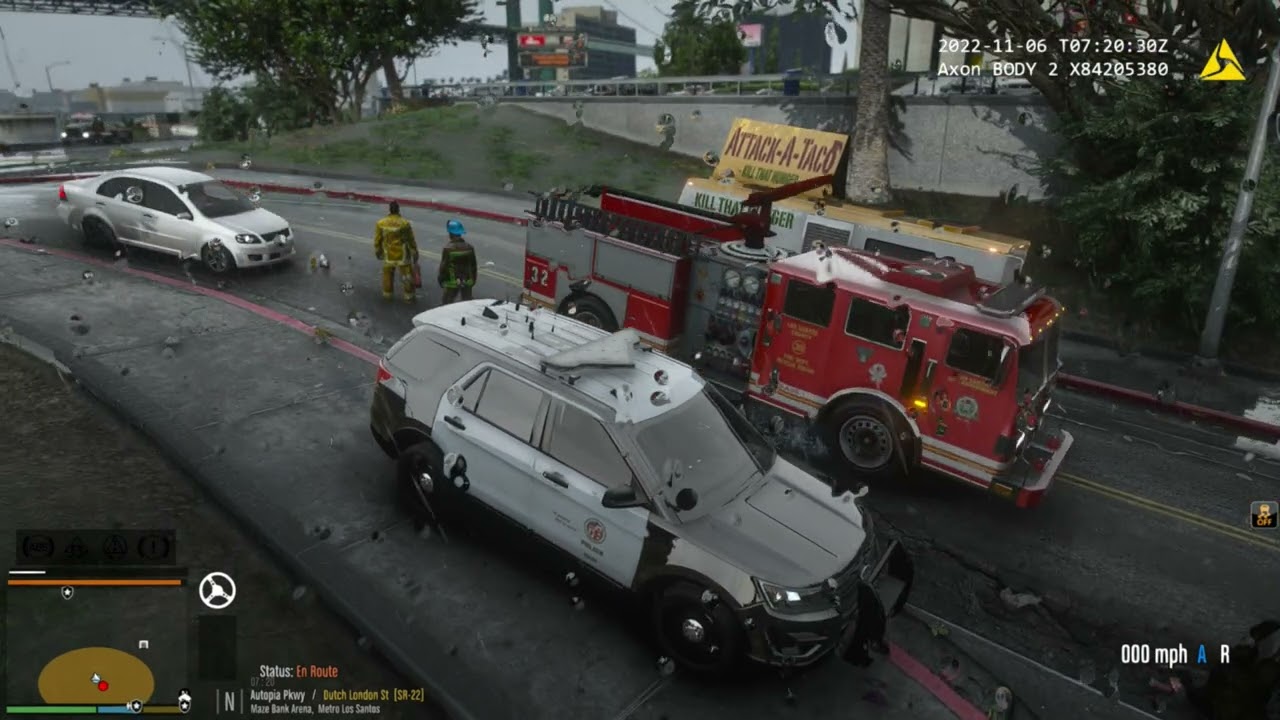 LAPD Patrol {LSPDFR 0.4.9} real life mod | 4k | Max setting