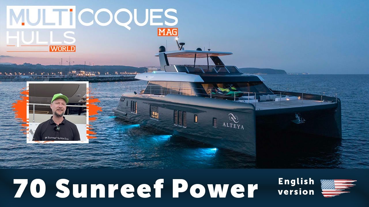 70 SUNREEF POWER | Walkthrough | Multihulls World