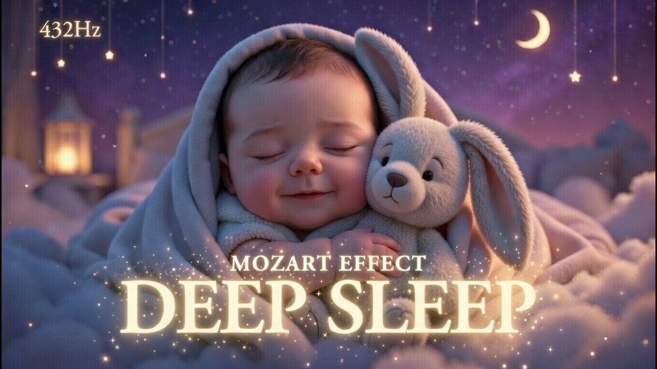 BABY SLEEP MUSIC | Crying baby soothing music | Mozart magic for Brain Development & Deep Sleep