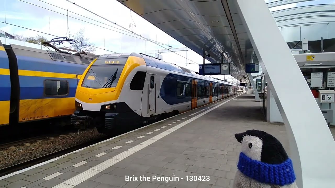 🐧 NS FLIRT Sprinter (with a new yellow front) @ 🇳🇱 Arnhem Centraal - 13 April 2023