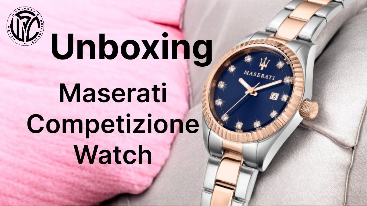 Unboxing Maserati Competizione Watch |R8853100507|#unboxing #maseratiwatches #shivrajwatchcollection