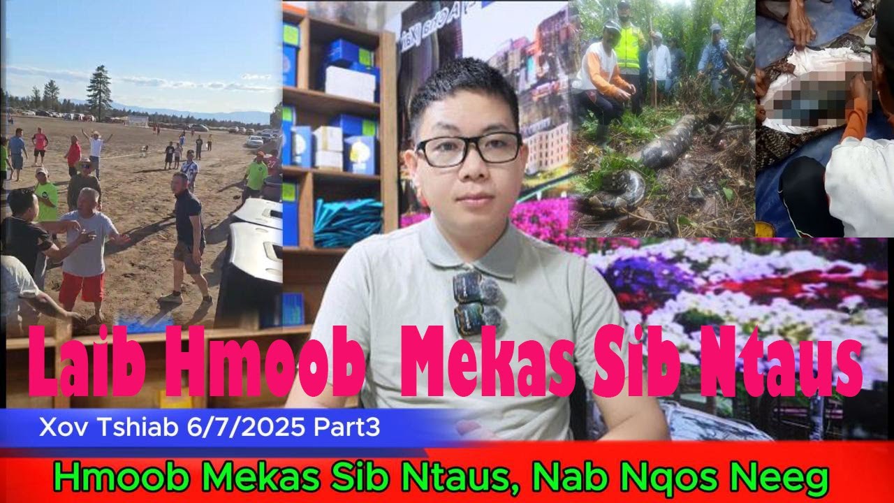 Xov Tshiab 6/7/2025 Laib Hmoob Mekas Sib Ntaus Sib Tua, Nab Nqos Neeg, Xov Tua Nyuj Nyob Viet Nam P3
