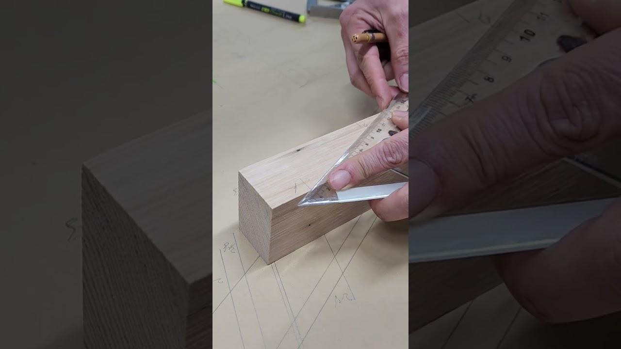 #은평인테리어 기술 전문학원 #건축시공 #목공기능사시험#먹매김1#恩平インテリア技術専門学院#大工授業