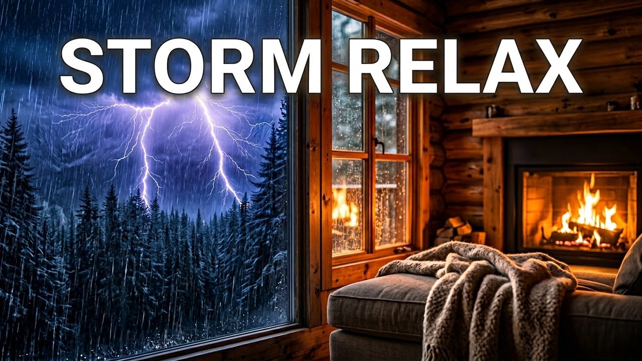 8 Horas de Tormenta Relajante para Descanso Total