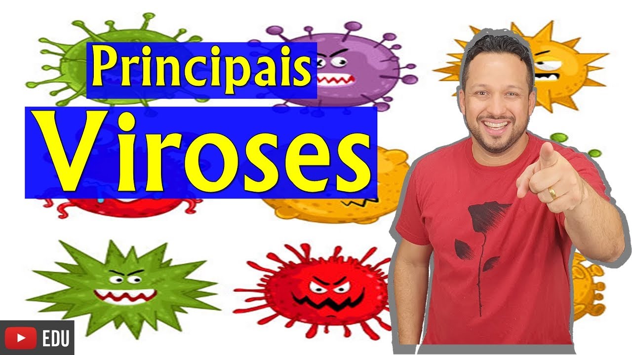 Viroses - V&iacute;rus - Biologia com o Tubar&atilde;o