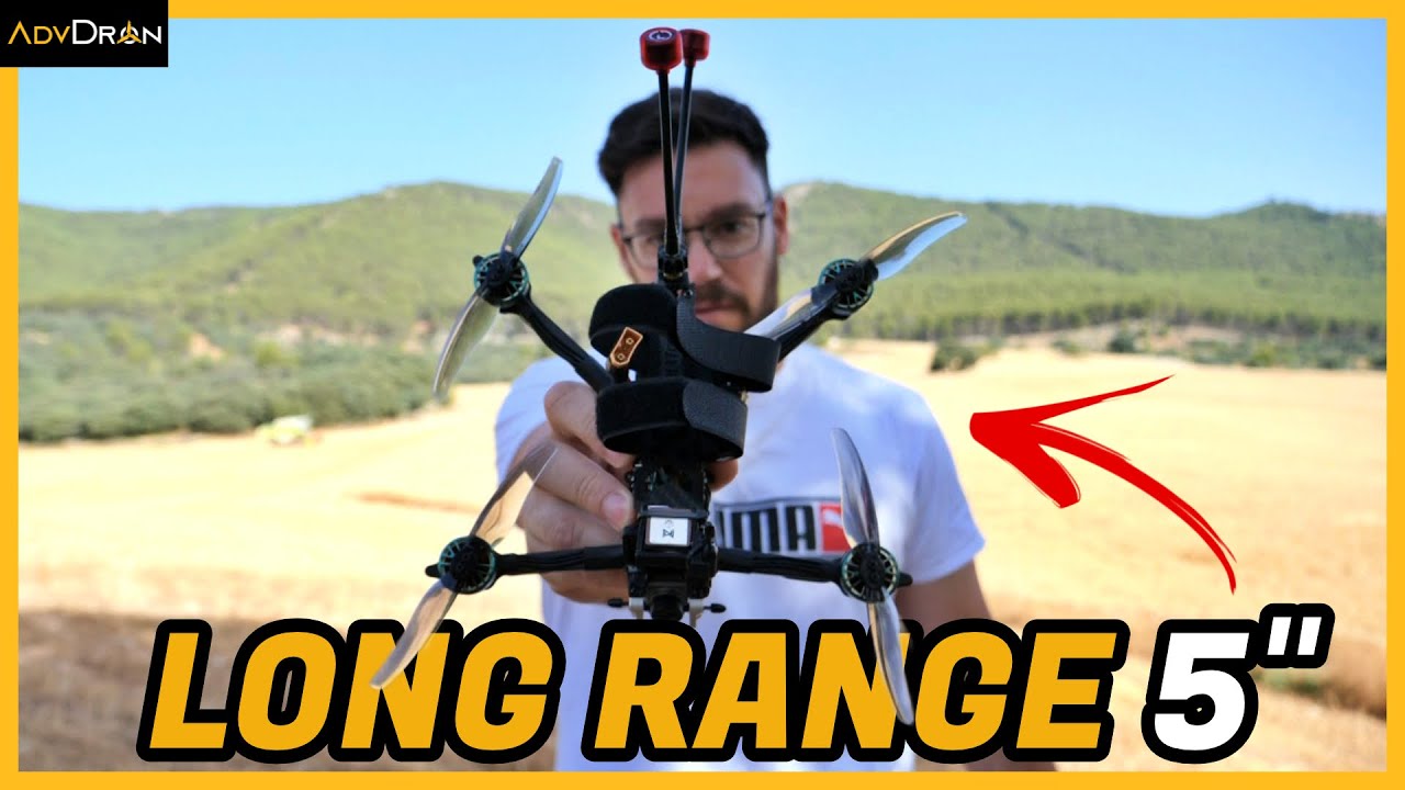 🔶LONG RANGE Dron FPV 5