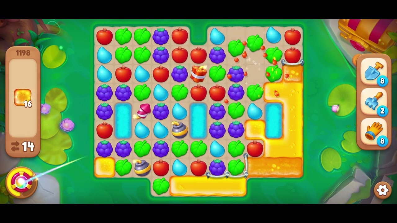 Gardenscapes Level 1198