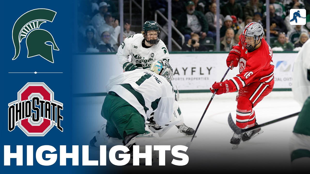 Michigan State vs Ohio State | NCAA College Hockey | Highlights - March 14, 2026