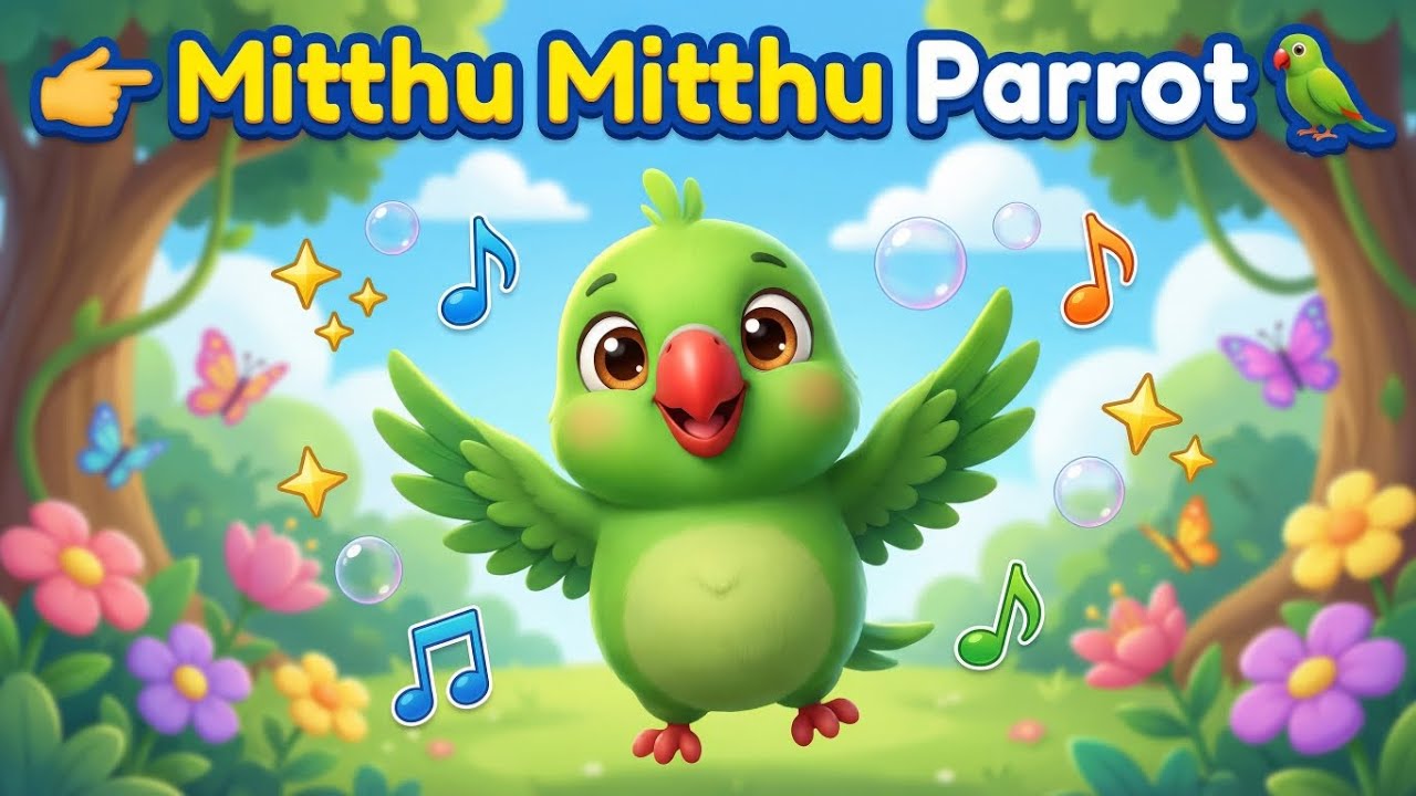Main Tota Hindi Rhyme | मैं तोता मैं तोता | Kids Channel India | Hindi Rhyme
