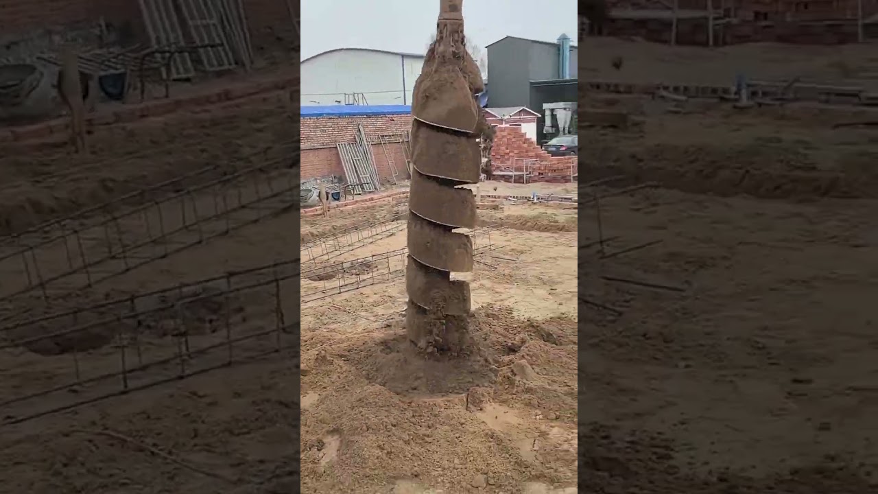 Powerful Excavator Rig Drilling Operations &mdash; Behind the Scenes of Real Construction Work