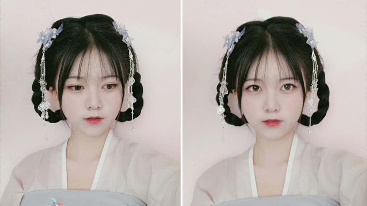 Учебник по прическе Hanfu - Vintage & Cute Princess с короткими волосами