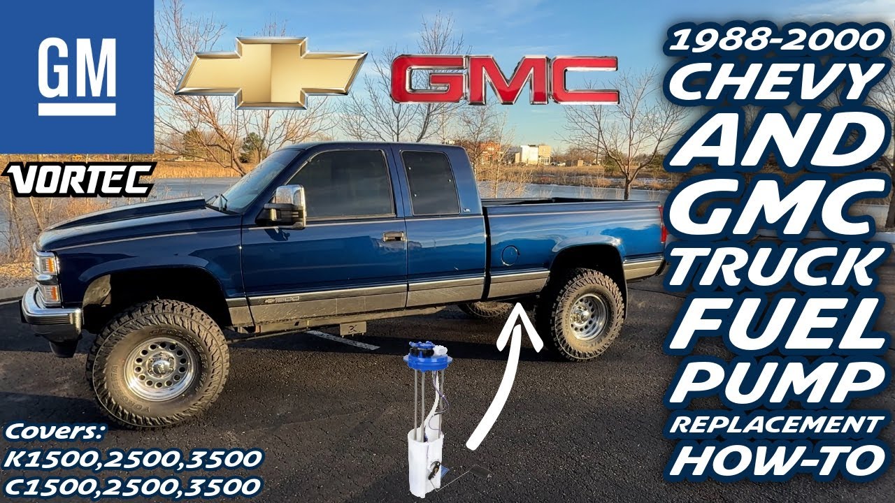 Инструкция по замене топливного насоса на грузовике Chevy/GMC 5.7L 1988-2000 годов выпуска.