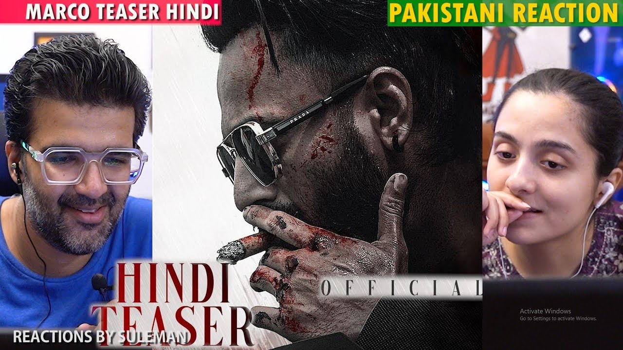 Pakistani Couple Reacts To Marco Teaser Hindi | Unni Mukundan | Shareef Muhammed | Haneef Adeni