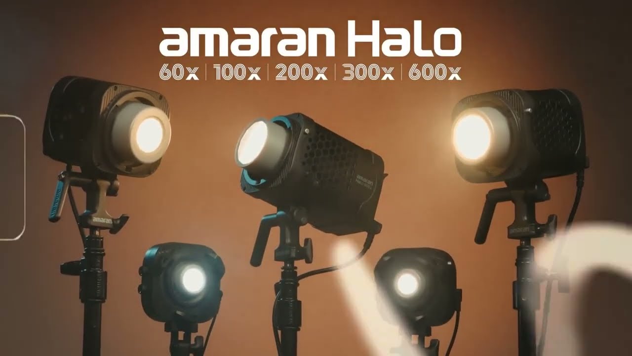Introducing the all-new amaran Halo 60x/100x200x/300x/600x Series