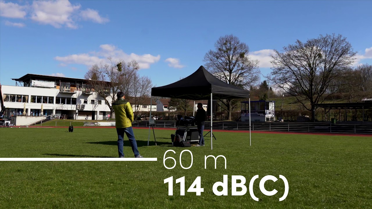 Fohhn Focus Venue Long Throw Demo, W&ouml;rth Stadium N&uuml;rtingen