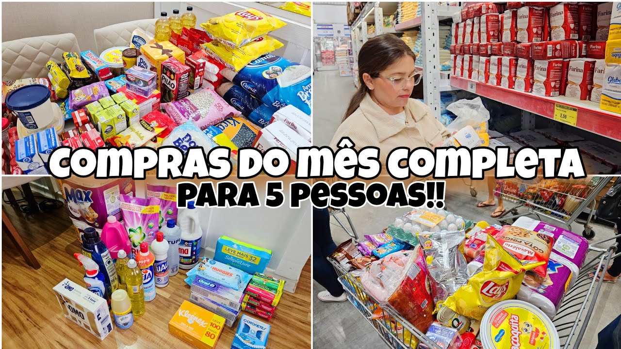 COMPRAS DO M&Ecirc;S ASSA&Iacute; ATACADISTA | COMPRAS DE NOVEMBRO 2025 | COMPRAMOS MUITAS COISAS😱