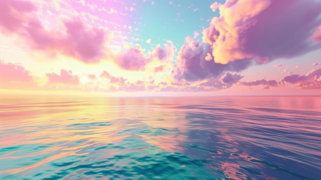 🌊 Relaxing Seas: Calming Ambient Music with Ocean Horizon Views 🎶 |