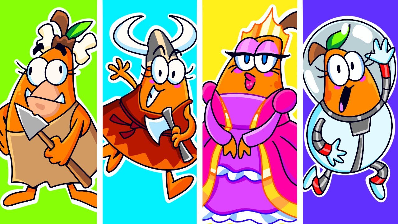 Evolution of Pear Couple: Stone Age, Middle Ages, Future Adventures