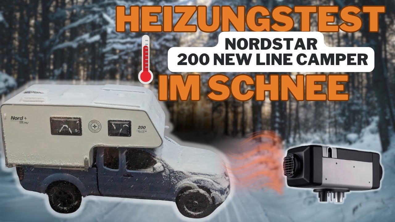Nordstar 200 NLC® - Die Pickup Wohnkabine mit Webasto Dieselheizung im frostigen Wintereinsatz!