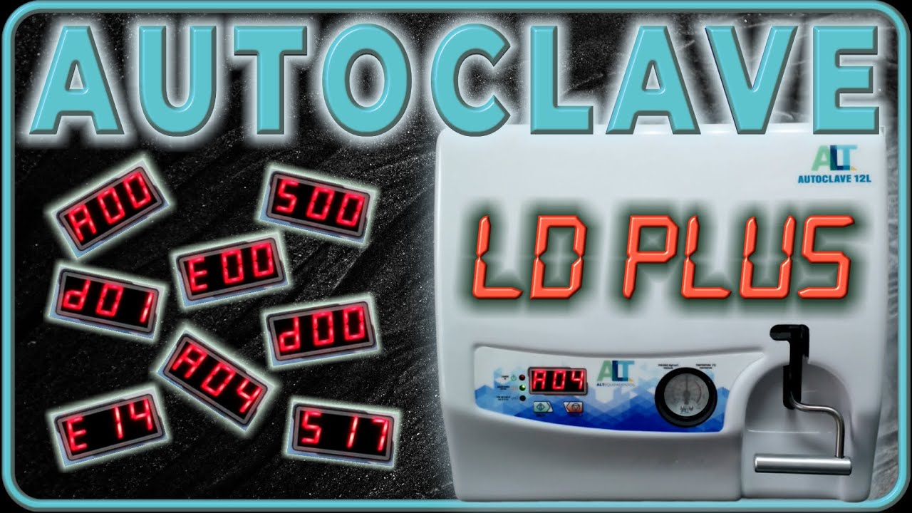 🔥O que significam as letras no painel da Autoclave Alt LD Plus?