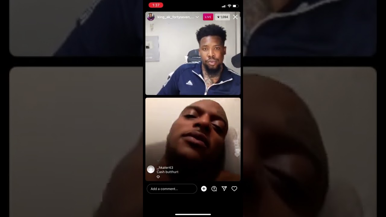 King ak fortyseven exposes FBG CASH and tells him he&rsquo;ll catch him LACKING #trending #chicago #drill