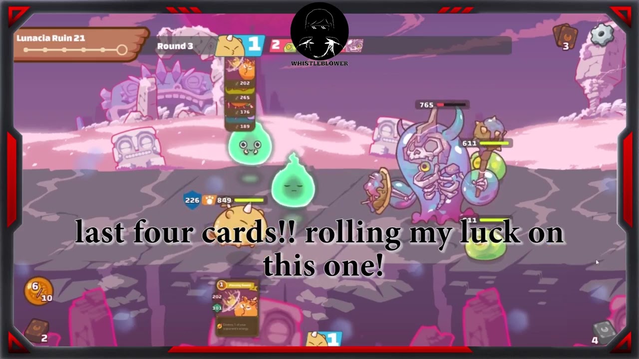 Axie Infinity  Whistleblower's Ruin 21 ABP Attack on Slime Knight