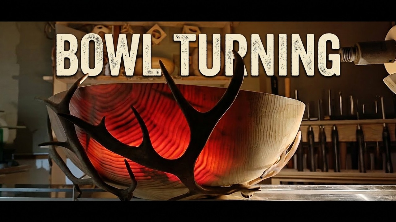 Woodturning - Bowlturning with a ONEWAY 2436 LATHE! (PART2)