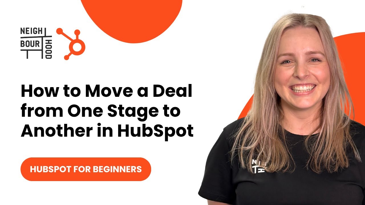 Как переместить сделку с одного этапа на другой в HubSpot