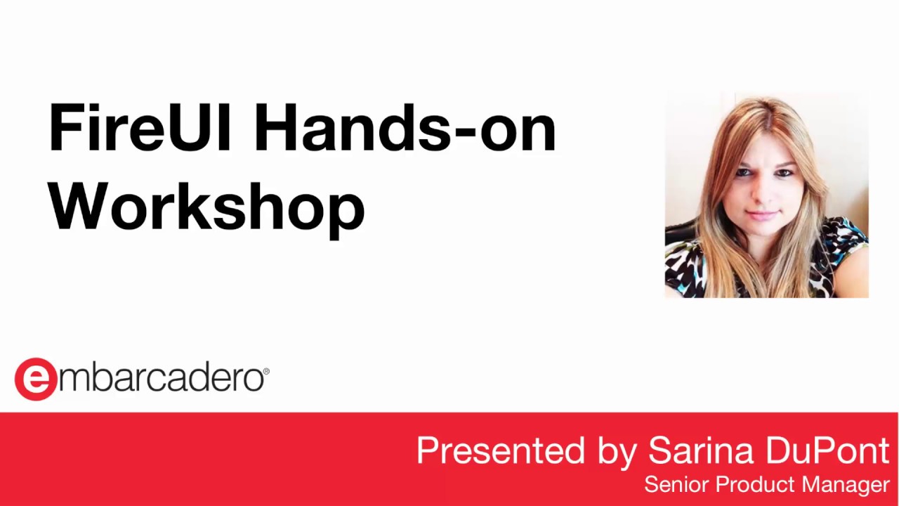 FireUI Hands-on Workshop