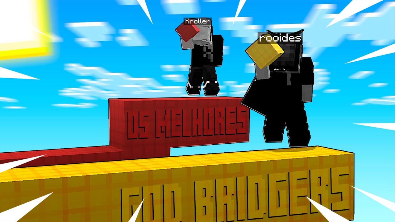 OS MELHORES GOD BRIDGERS DO MINECRAFT BEDWARS!!