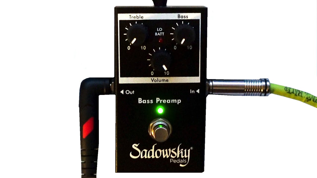 Sadowsky SPB-2 Bass Preamp w/ Fender Jazz Bass 75RI MIJ