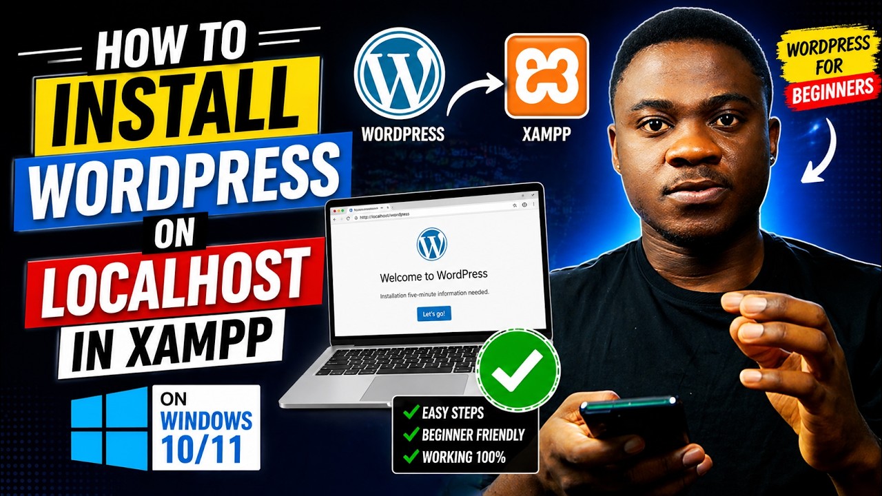 Как установить WordPress на локальный хост в XAMPP на Windows 10/11 — WordPress для начинающих