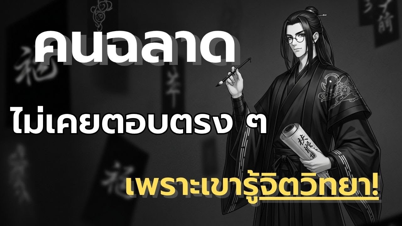 คนฉลาดไม่เคยตอบตรง ๆ เพราะเขารู้จิตวิทยา!