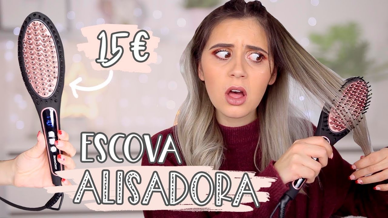 ESCOVA ALISADORA do LIDL por 15€ | PECHINCHA? | Joana Gentil