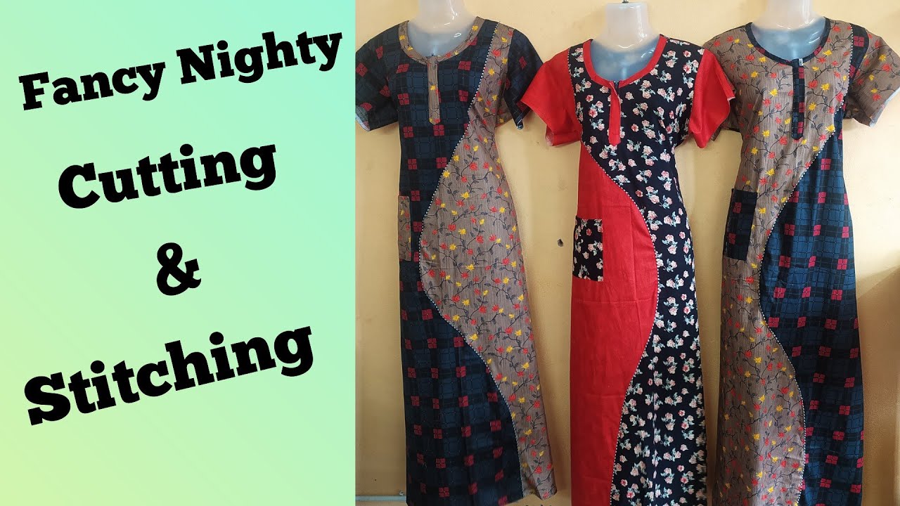 Model Nighty cutting & Stitching @vfashionviji