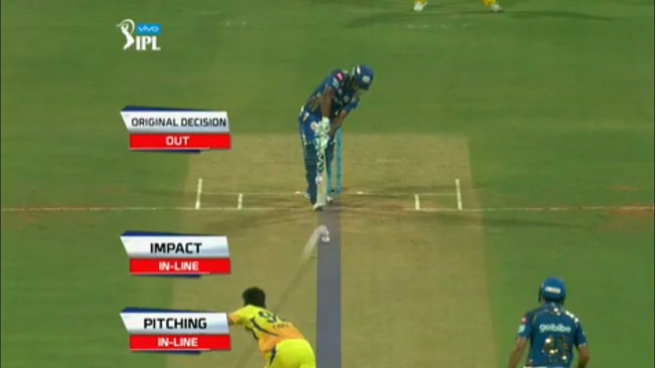IPL DRS fail system csk vs mi