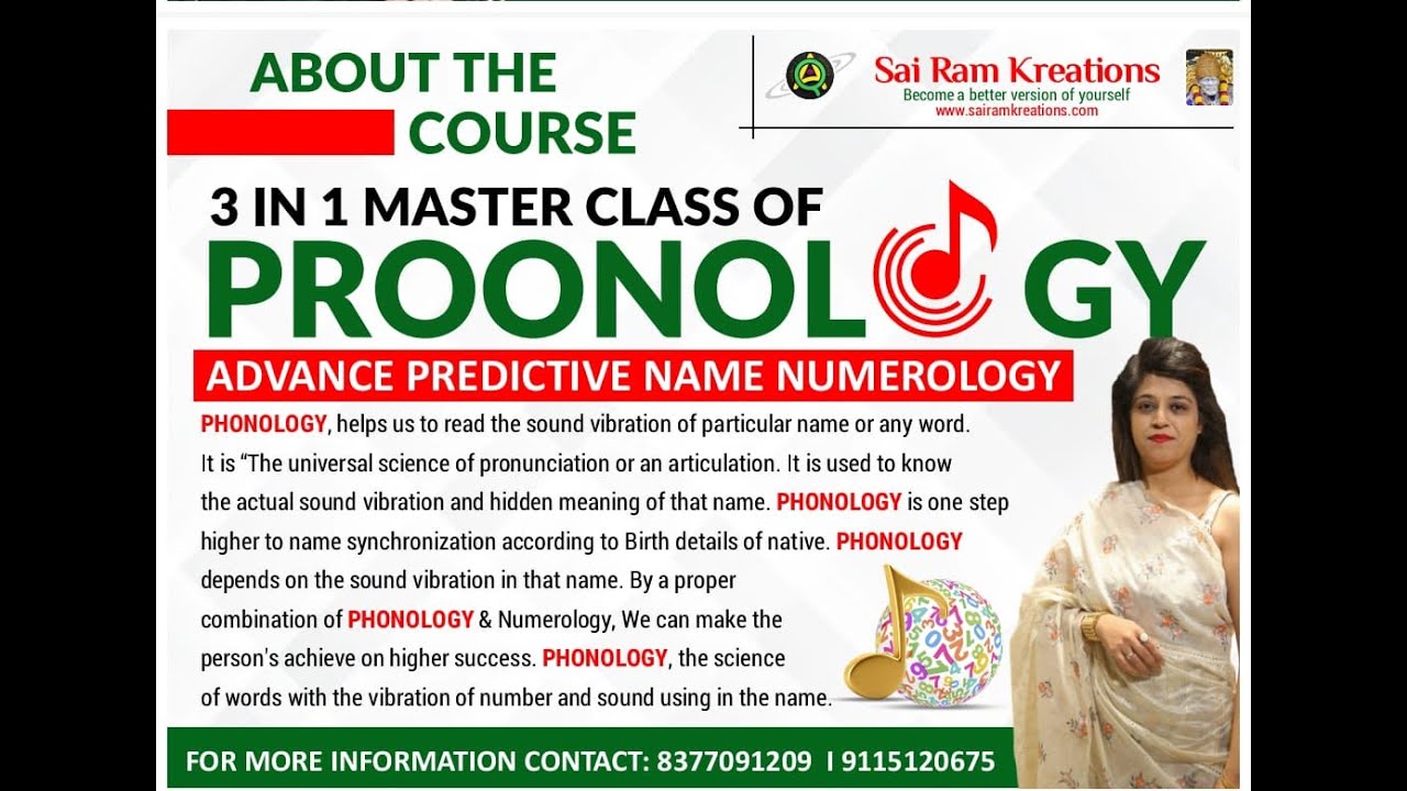 proonology-Advance name numerology free 2 days master class & remedies #sadhnagulati #pronology #srk